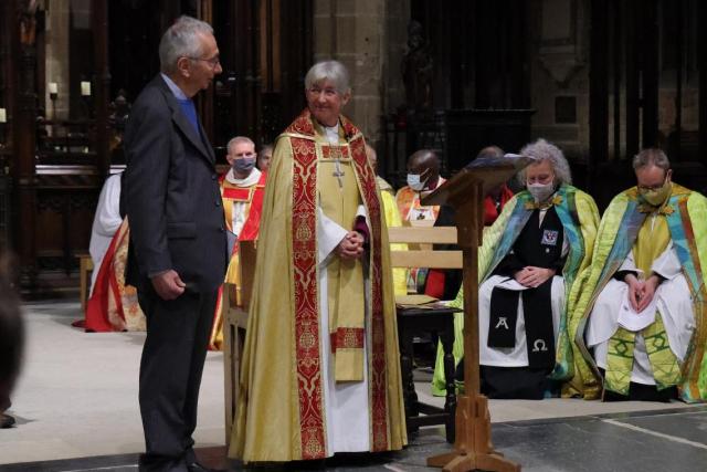 Open Bishop Christine bids emotional farewell as Bishop of Newcastle